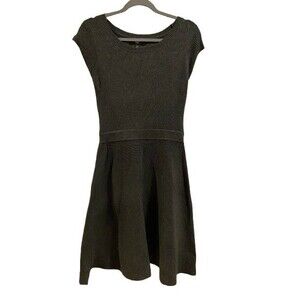 Women's Medium Sweater Dress Mossimo Gray Short Sleeve